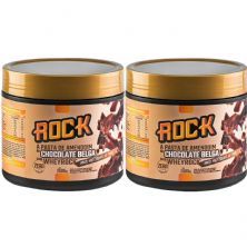 Kit 2X Pasta de Amendoim com Whey - 500g Chocolate Belga - Rock Peanut	
