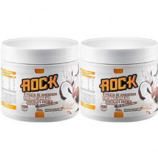 Kit 2X Pasta de Amendoim com Whey - 500g Coconut com Chocolate Branco - Rock Peanut