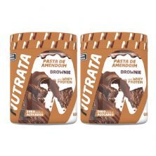 Kit 2X Pasta de Amendoim com Whey - 600g Brownie - Nutrata