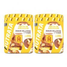 Kit 2X Pasta de Amendoim com Whey - 600g Dulce de Leche Crunch - Nutrata