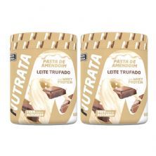 Kit 2X Pasta de Amendoim com Whey - 600g Leite Trufado - Nutrata