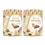 Kit 2X Pasta de Amendoim com Whey - 600g Leite Trufado - Nutrata