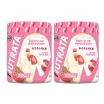 Kit 2X Pasta de Amendoim com Whey - 600g Morango - Nutrata