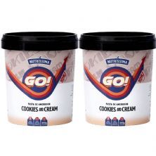 Kit 2X Pasta de Amendoim Go! - 400g Cookies And Cream - Nutr�ssima