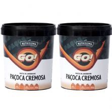 Kit 2X Pasta de Amendoim Go! - 400g Pa�oca Cremosa - Nutr�ssima