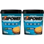Kit 2X Pasta de Amendoim Integral - 1005g Natural  - Vitapower