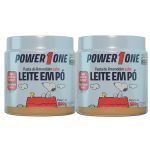 Kit 2X Pasta de Amendoim Snoopy - 600g Leite em P� - Power One