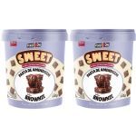 Kit 2X Pasta de Amendoim Sweet - 500g Brownie - Power One