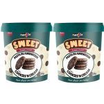 Kit 2X Pasta de Amendoim Sweet - 500g Cookies And Cream - Power One