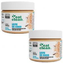 Kit 2X Pasta de Castanha de Caju - 300g Leite de Coco - Eat Clean