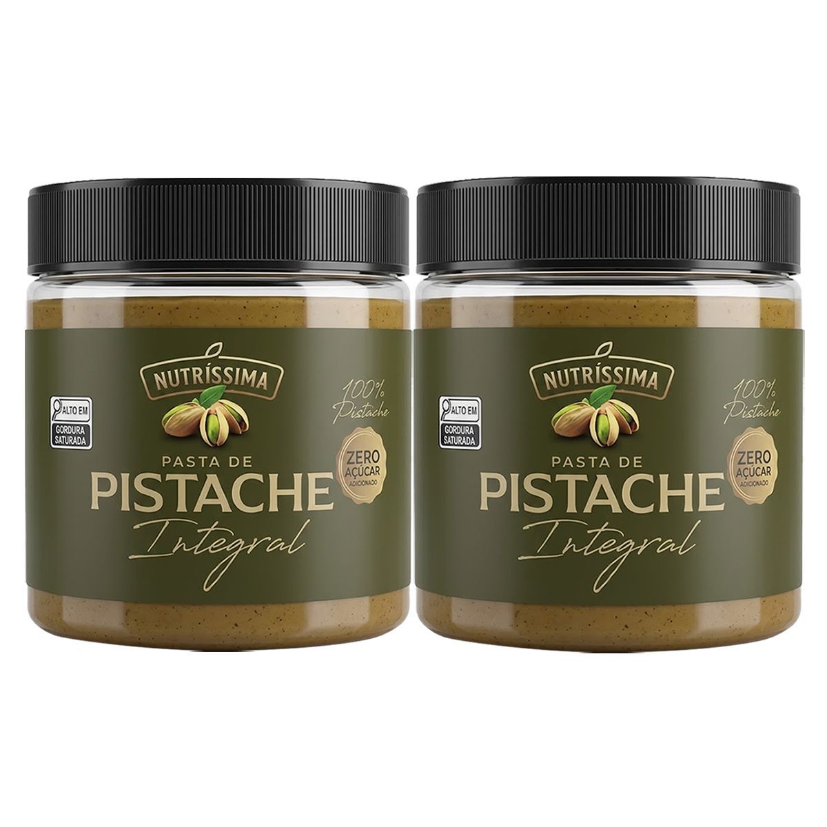 Kit 2X Pasta de Pistache Integral - 450g - Nutr�ssima