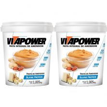 Kit 2X Pasta Integral de Amendoim - 1005g Blank Protein - VitaPower