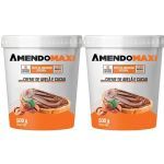 Kit 2X Pasta Integral de Amendoim - 500g Creme de Avel� e Cacau - AmendoMaxi
