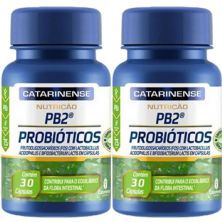 Kit 2X PB2 Probi�ticos - 30 C�psulas - Catarinense Nutri��o