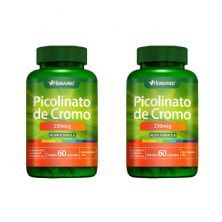 Kit 2X Picolinato Cromo 35mcg 60 C�psulas - Herbamed
