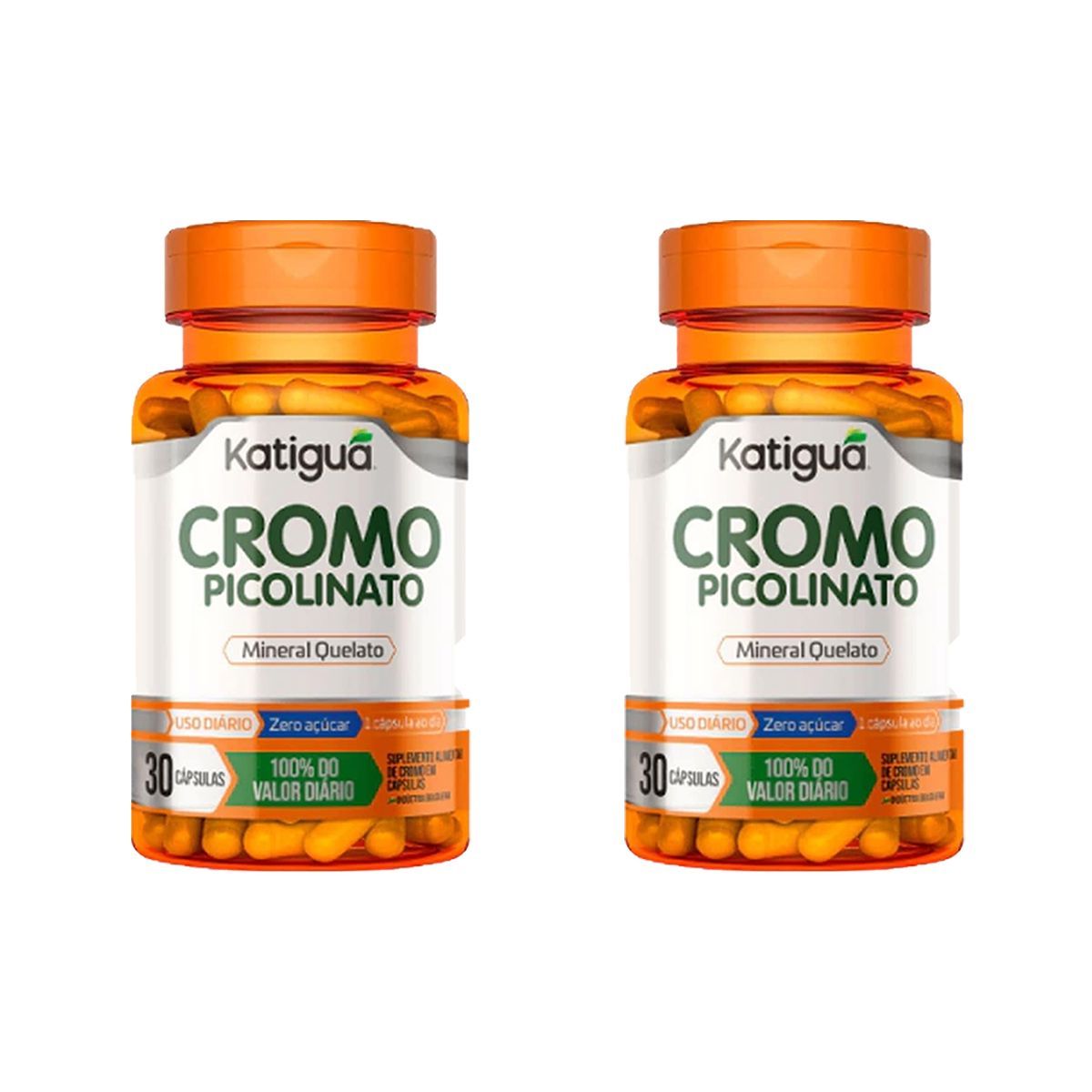 Kit 2X Picolinato de Cromo - 30 C�psulas - Katigu�