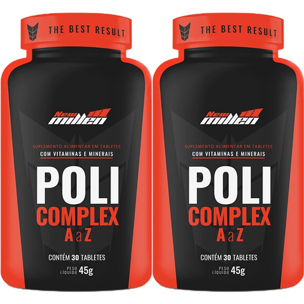Kit 2X PoliComplex - 30 Tabletes - New Millen