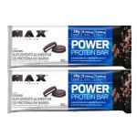 Kit 2X Power Protein Bar - 1 Unidade 90g Cookies - Max Titanium	
