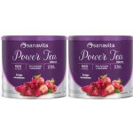 Kit 2X Power Tea - 200g Frutas Vermelhas - Sanavita