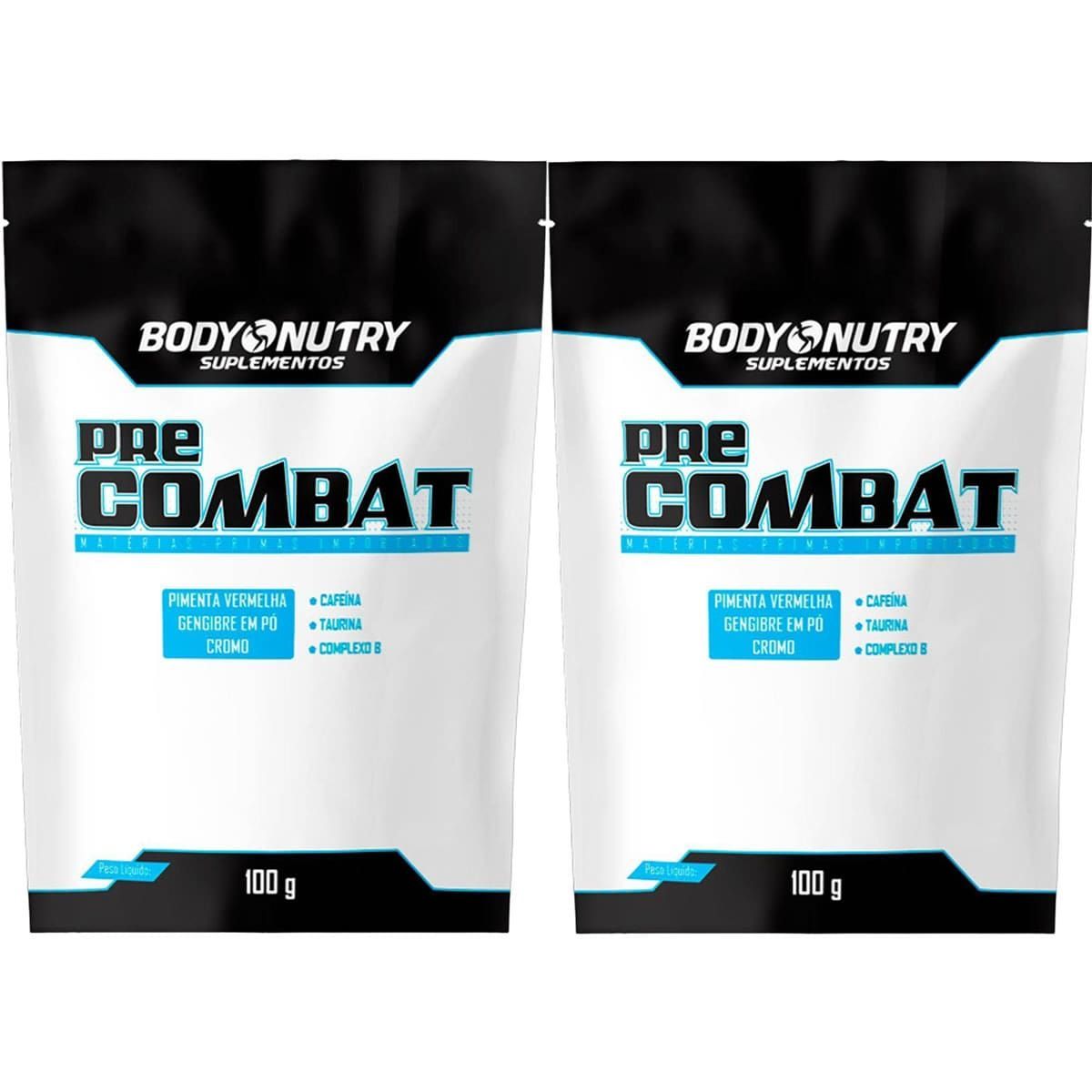 Kit 2X Pre Combat Refil - 100g A�a� com Guaran� - Body Nutry