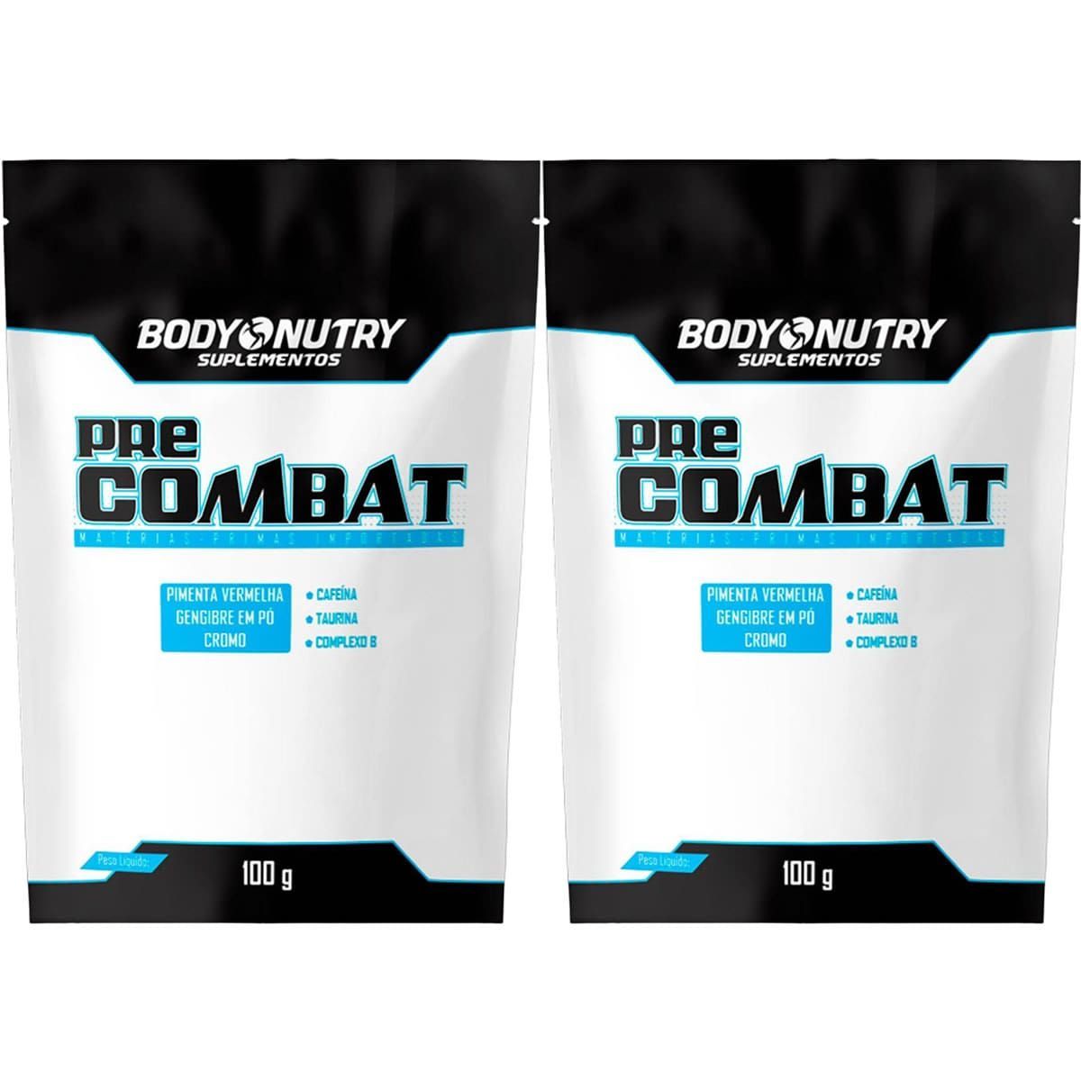 Kit 2X Pre Combat Refil - 100g Ma�� Verde - Body Nutry