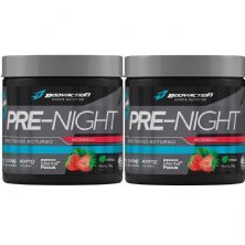 Kit 2X Pre-Night Pr� Treino Noturno - 200g Morango - BodyAction