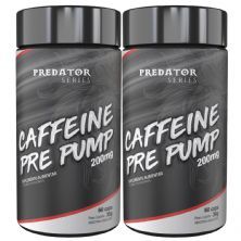 Kit 2X Predator Caffeine Pr� Pump - 60 C�psulas - Nutrata
