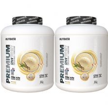 Kit 2X Premium 2w Whey - 2000g Baunilha - Nutrata