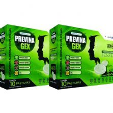 Kit 2X Previna Gex - 10 Pastilhas Menta - IDN Labs