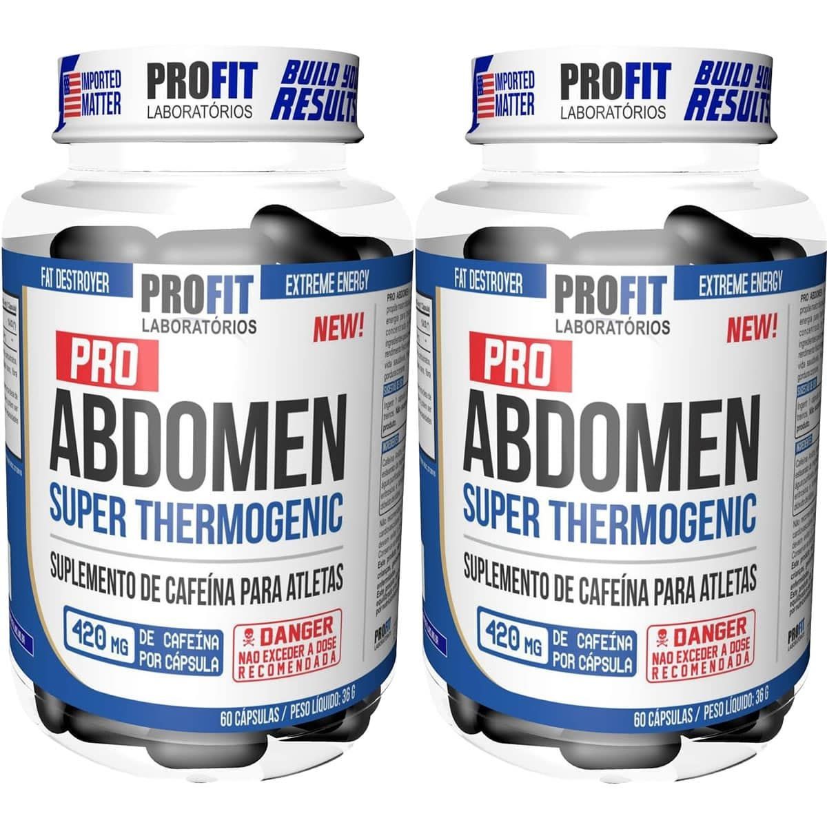 Kit 2X Pro Abdomen 420mg - 60 C�psulas - ProFit