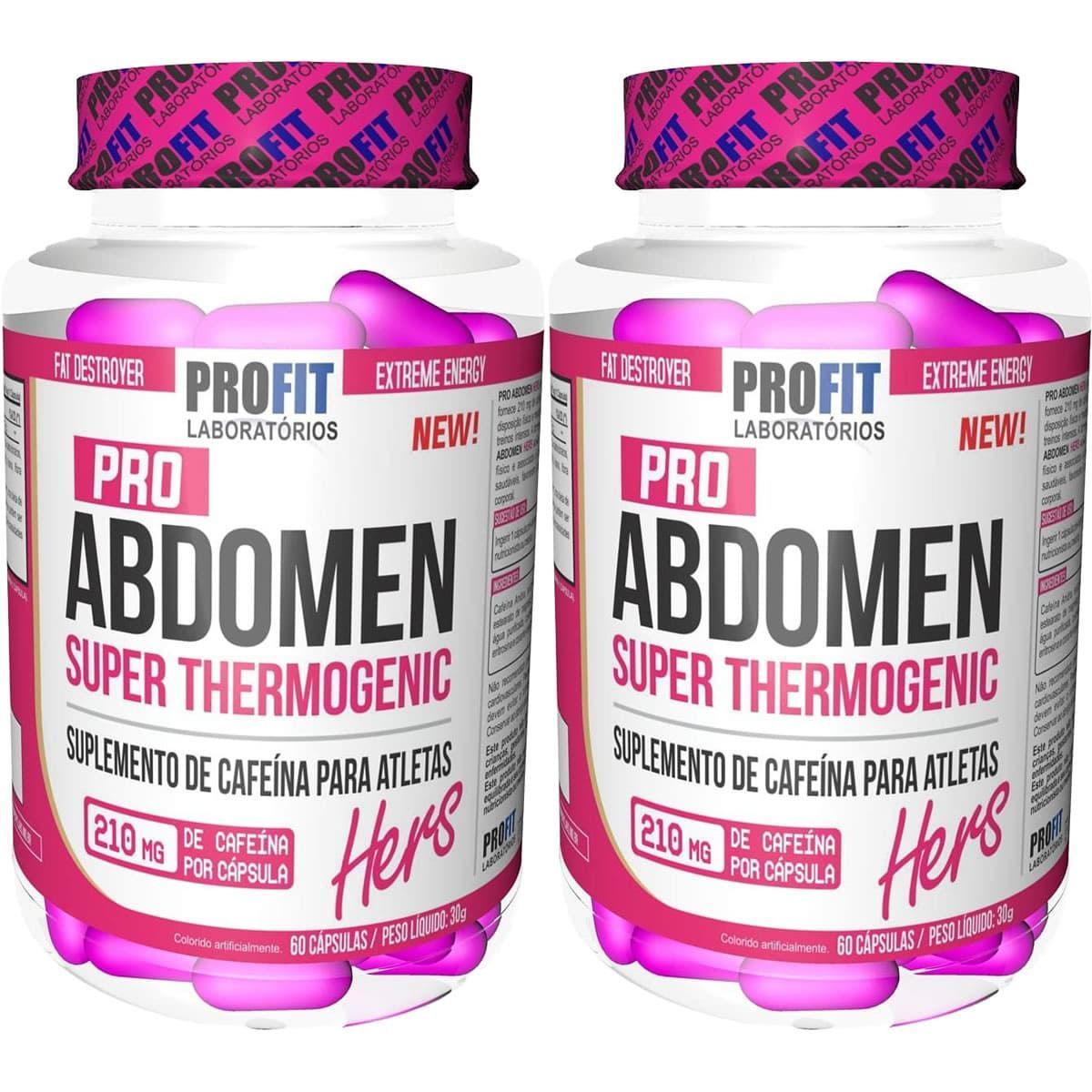 Kit 2X Pro Abdomens Hers - 60 C�psulas - ProFit