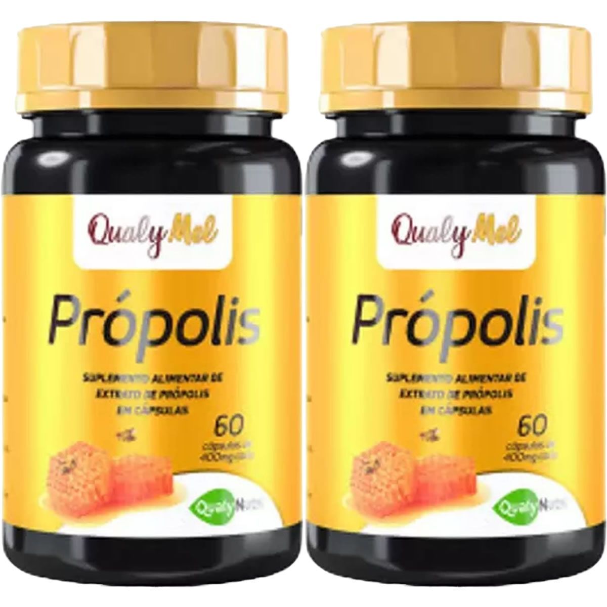 Kit 2X Prop�lis - 60 C�psulas - Qualynutri