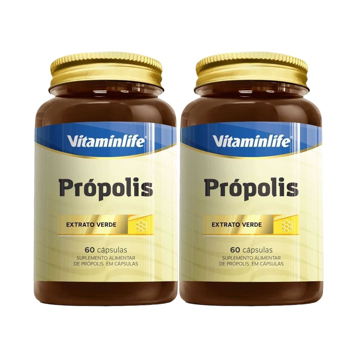 Kit 2X Pr�polis - 60 C�psulas - Vitaminlife