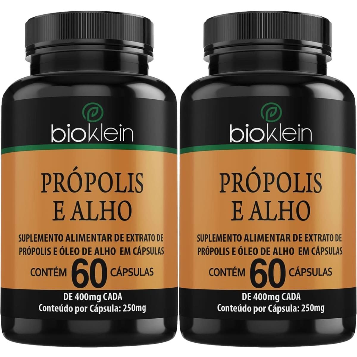 Kit 2X Pr�polis e Alho - 60 C�psulas - Bioklein