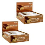 Kit 2X Protein Bar - 12 Unidades 60g Chocolate Com Amendoim - Dux Nutrition