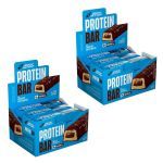 Kit 2X Protein Bar - 12 Unidades de 55g Chocolate Com Baunilha - Bodyaction