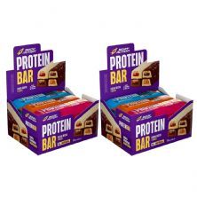 Kit 2X Protein Bar - 12 Unidades de 55g Mista - Bodyaction