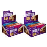 Kit 2X Protein Bar - 12 Unidades de 55g Mista - Bodyaction