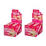 Kit 2X Protein Bar Flash - 10 Unidades 35g Chocolate Branco com Morango - Body Action
