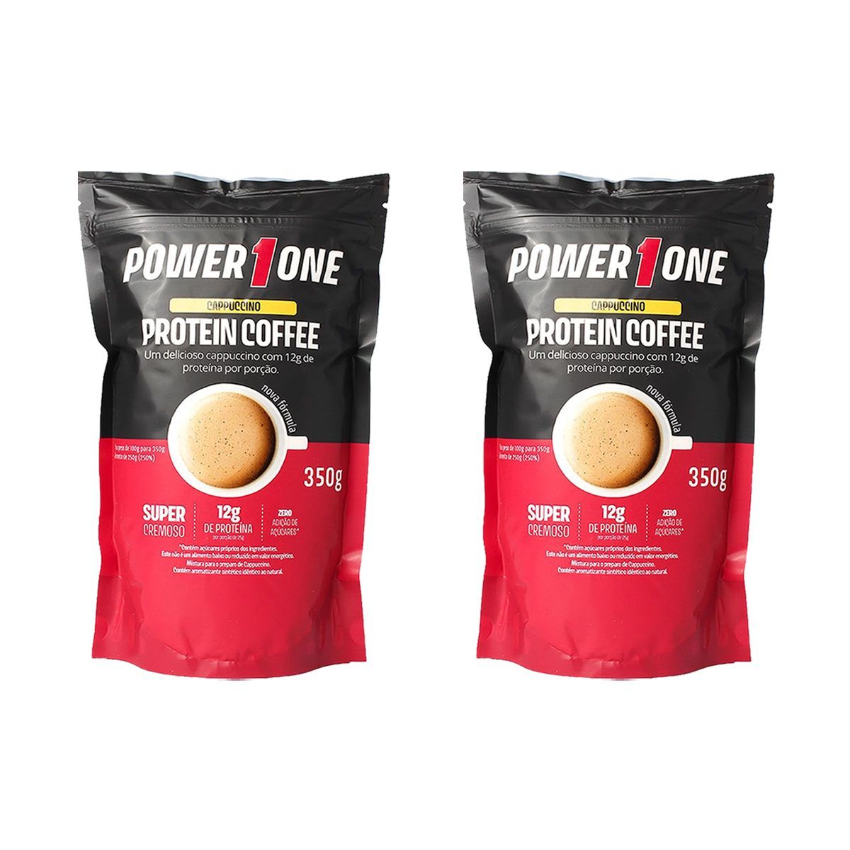 Kit 2X Protein Coffe - 350g Cappuccino - Power1One