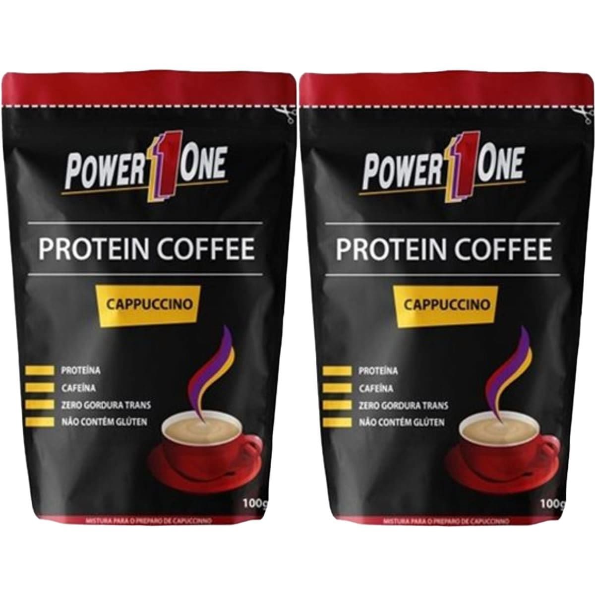 Kit 2X Protein Coffee - 100g Capuccino - Power One