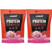 Kit 2X Protein Complex - 1800g Refil Iogurte de Morango - New Millen
