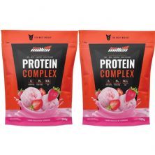 Kit 2X Protein Complex - 900g Refil Iogurte de Morango - New Millen