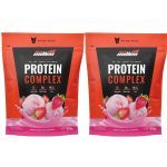 Kit 2X Protein Complex - 900g Refil Iogurte de Morango - New Millen