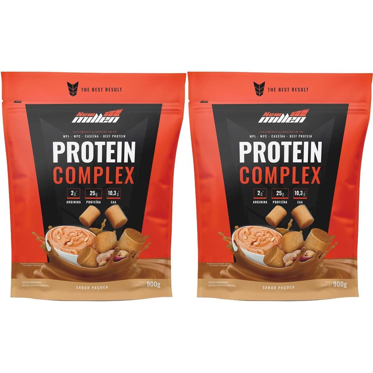 Kit 2X Protein Complex - 900g Refil Pa�oca - New Millen