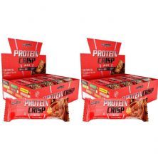 Kit 2X Protein Crisp Bar - 12 Unidades 45g Churros com Doce de Leite - IntegralM�dica
