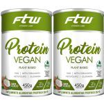 Kit 2X Protein Vegan Plant Based - 450g Coco - FTW