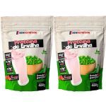Kit 2X Proteina da Ervilha - 450g Refil Morango - NewNutrition