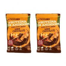 Kit 2X Proteina de Amendoim - 1 Unidade 40g Chocolate - AmendoPr�