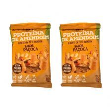 Kit 2X Proteina de Amendoim - 1 Unidade 40g Pa�oca - AmendoPr�